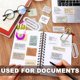 thumbnail image 2 of 10 Pack Sublimation Blanks Acrylic Paper Clips, Jumbo Paper Clips, 2 of 5