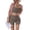 A1 Brown, variant on Women 2 Piece Workout Sets Seamless Ribbed Crop Tank High Waist Shorts Yoga Outfits Yoga Outfit Biker Shorts Leggings Sports Bra Gym Fitness Clothes Tracksuit Gym Active Wear Outfits Brown