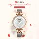 thumbnail image 5 of Relojes de mujer Curren Reloj de cuarzo con correa de cuero y caja de aleación resistente al agua, 5 of 8