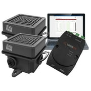 Linortek Netbell-2-2Buz TCP/IP Network Break Buzzer System with Two 4 Extra Loud Buzzers for Industrial Factory Warehouse Lunch Break Time Alert Signalling w/Web-Based Scheduling Software