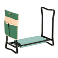 thumbnail image 2 of Outsunny Tabouret de Jardin à Genoux Pliable Banc 2 Coussinets à Genoux en Mousse EVA et 1 Grande Pochette à Outils, 2 of 10