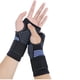 thumbnail image 1 of Guantes deportivos para hombre, de color sólido, con cordones y transpirables, de poliéster, protectores de muñeca para fitness, 1 of 3