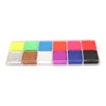 thumbnail image 1 of Face Body Paint, Fluorescent 12 Color Waterproof Professional Face Painting Palette Vibrant Colors  for Party for Festival Makeup, 1 of 7