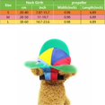 thumbnail image 3 of UOSIA Colorful Dog Propeller Hat, Puppy & Cats Baseball Hat with Ear Holes,L,Red, 3 of 6