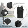 thumbnail image 4 of TUOYR Men Padded Compression Shirt Chest Rib Protector Vest for Football up to Size XXL, 4 of 7