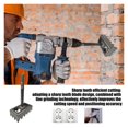 thumbnail image 2 of Outlet Cutter Drywall Cutout Tool Rectangular Precision Professional Steel Hole Saw for Socket, 2 of 6