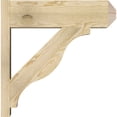 thumbnail image 3 of Ekena Millwork 8"W x 26"D x 26"H Funston Rough Sawn Craftsman Outlooker, Douglas Fir, 3 of 4