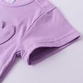 thumbnail image 7 of T Shirts for Boys Girls Short Sleeve Tops Casual Purple Summer Outfits for Girls Cute Outfits for Girls 6-7 Years, 7 of 7