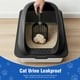 thumbnail image 4 of EDX Caja de Arena para Gatos de Acero Inoxidable con Tapa, Caja de Arena para Gatos Extra Grande XL para Gatos Grandes, Lados de Pared Alta, Nunca Absorbe Olores, Fugas Antiorinas, Fácil Limpieza, Recogedor y Tapete Incluidos, Negro, 4 of 8