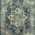thumbnail image 3 of Mainstays Distressed Vintage Blue Persian Indoor Area Rug, 4' x 5'4", 3 of 7