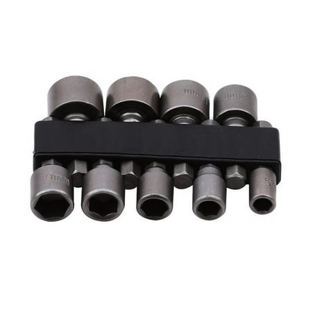 

BMForward Shank Set Hex Driver Socket Power 1/4 5-13mm Nut Drill Bit Inch Tools & Home Improvement
