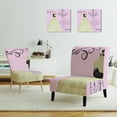 thumbnail image 3 of Designart "French Chandeliers Couture II" Upholstered Fashion Accent Chair - Arm Chair, 3 of 5