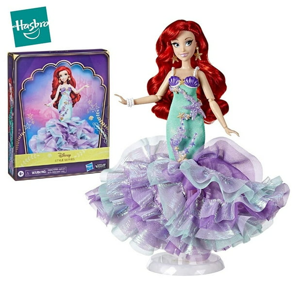 Disney Princess Style Series con accesorios, Hasbro, Ariel Butter, Collector Toys, Baby Girl Gift, Original, 11 ", Fashion zhangyuxiang LED