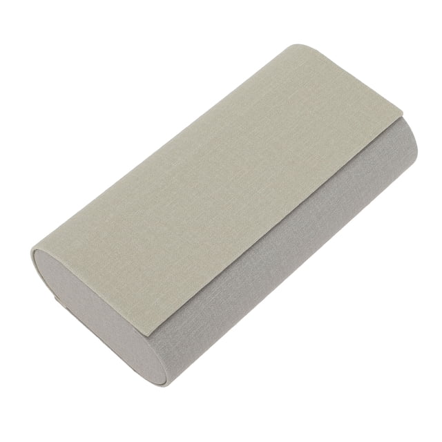 Estuche para gafas portátil Unique Bargains 1 Pc 6.34"x3.31"x1.77" 1Pc Beige Gris