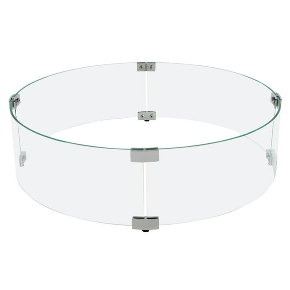 Celestial 23" x 6" Glass Wind Guard for 19” Round Fire Pits