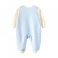 thumbnail image 2 of Eleanos Baby Girl Long-Sleeved Round Neck Jumpsuit Cartoon Printed Suit One-Pieces Infant Summer Outfits, 2 of 5