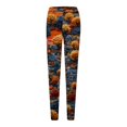thumbnail image 5 of Halloween Blue Workout Leggings Womens Polyester,Spandex Womens Workout Leggings High Waisted Yoga Pants 2XL, 5 of 5