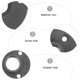 thumbnail image 5 of 10pcs Floor Flovange Base fija Malleable Decorativo de hierro fundido Pipes, 5 of 5