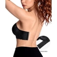 thumbnail image 4 of YANDW Strapless Lightly Padded Full Figured Coverage Bra Clear Back Multiway Invisible Straps Backless Brassiere for Women, 4 of 7