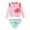 Pink, variant on Xinhuaya Kids Girls Swimwear UPF 50+ Beach Sport Tankini 2-Piece Swimsuit Rash Guard 2-10 Y