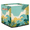 Multicolor 3, variant on CURLYOOT Summer Tropical Seaside Teal Cube Storage Bin, 13 x 13 x 13 Storage Cube Bins for Organizing, Fabric Foldable Baskets with Handles for Closet, Shelves, Clothes