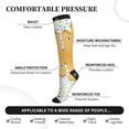 thumbnail image 2 of Pofeuu White Ice Cream Print Compression Socks for Women & Men Circulation - Best Support for Nurses,Running,Athletic,Sports, 2 of 7