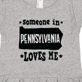 thumbnail image 4 of Inktastic Someone in Pennsylvania Loves Me Girls Toddler Dress, 4 of 5