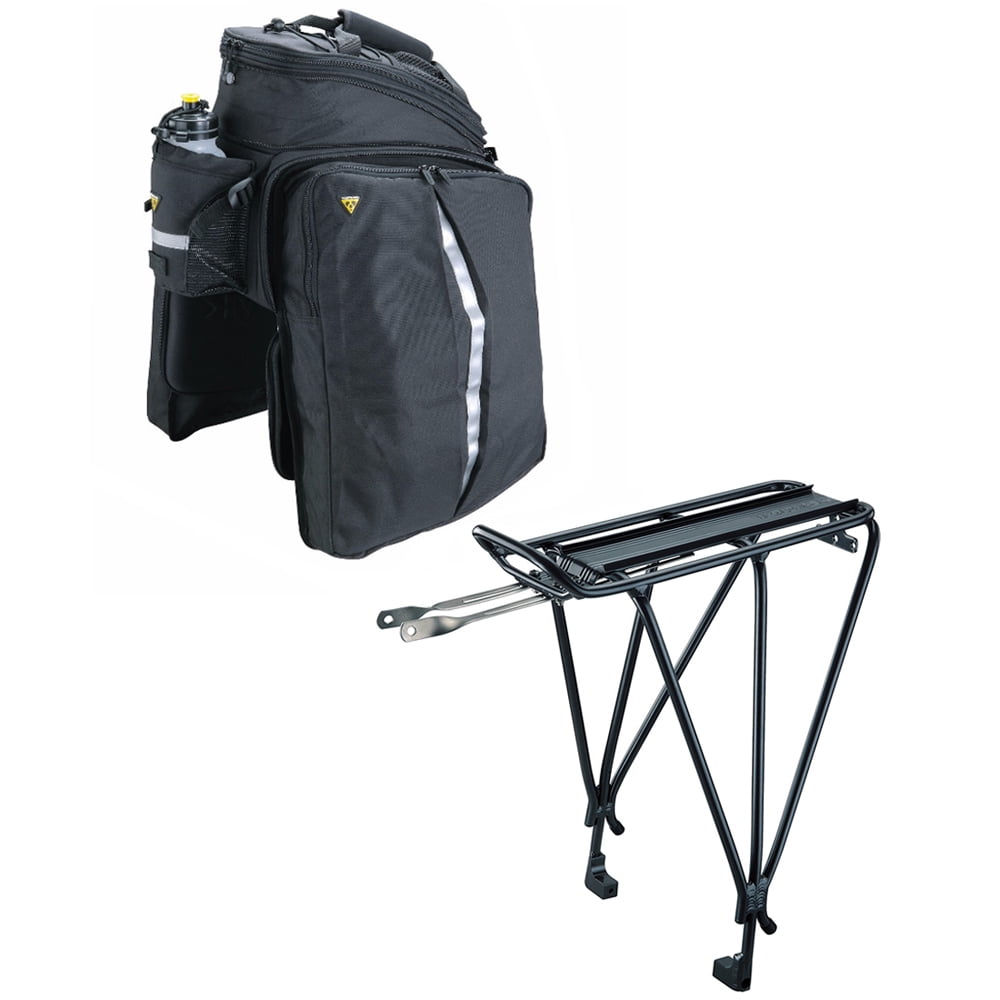 Topeak MTX TrunkBag DXP Rear Rack Bag with Disc Mount Rear Bike Rack