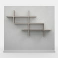 thumbnail image 4 of Ada Home Decor 3 Tier Floating Shelves for Wall Shelves, 59"3 Geometric Wall Shelf Organizer, Modern Shelf for Wall Decor, Light Mocha, 4 of 7