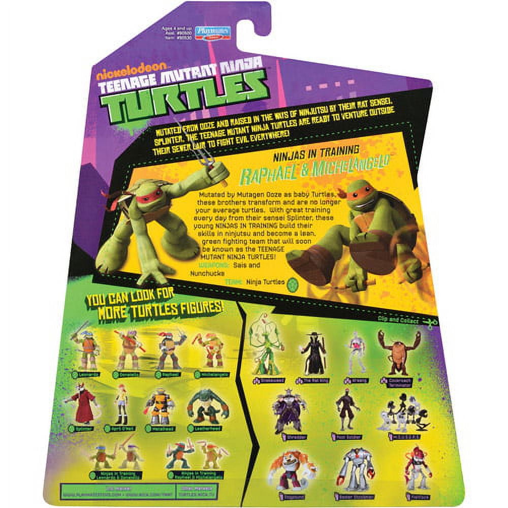 Teenage Mutant Ninja Turtles Ninjas in Training Mikey & Raph