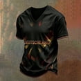thumbnail image 4 of Zimjoy Germany Soccer Men's Shirts Crewneck Short Sleeve 2026 Country Team Tee Shirts Fan International Football Shirt Retro Streetwear Top Dark Gray 2XL, 4 of 5
