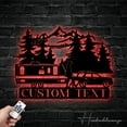 thumbnail image 3 of Handmadetneonsign Custom Camping Metal Wall Art LED Light, Waking Metal Sign, Relax Metal Light, 3 of 5