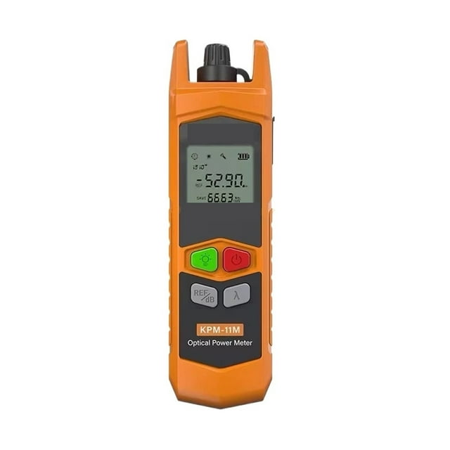Fiber Optic Mini Power Meter KPM-11M With LED Light. LC Adapter 1.25mm Suit For Power Meter, Light Source ,Easy to Use