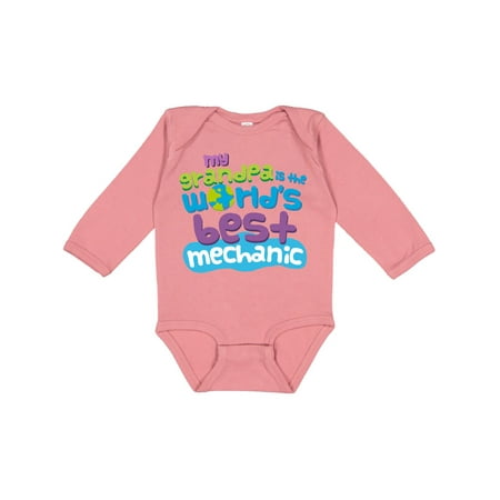 

Inktastic Mechanic Grandpa Gift Baby Boy or Baby Girl Long Sleeve Bodysuit