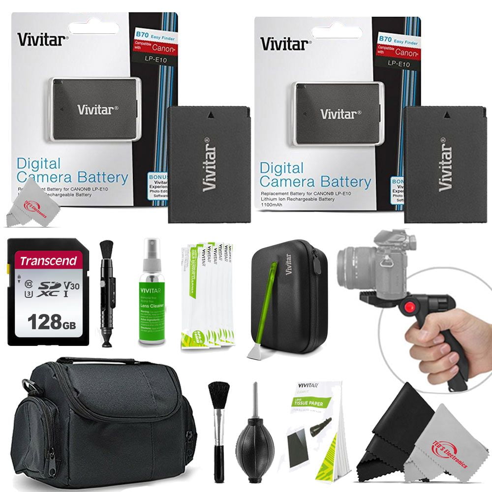 Deluxe Accessory Bundle for Canon Rebel T7 T6 T5 T100 EOS 2000D with