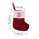 thumbnail image 3 of Fiudx Decoración del hogar Calcetines navideños bordados con letras del alfabeto y punto rojo, adornos navideños, calcetines de regalo coloridos de 26 letras, 3 of 4