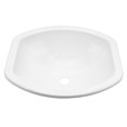 thumbnail image 2 of Évier de Récipient de Meuble-Lavabo, 404x384x130mm Évier de Récipient Blanc Bol d'Évier de Comptoir Intégration Sans Couture, 2 of 7