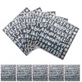thumbnail image 2 of 10 Sheets of Self Adhesive Alphabet Letter Stickers Decorative Alphabet Letters Number Stickers, 2 of 10