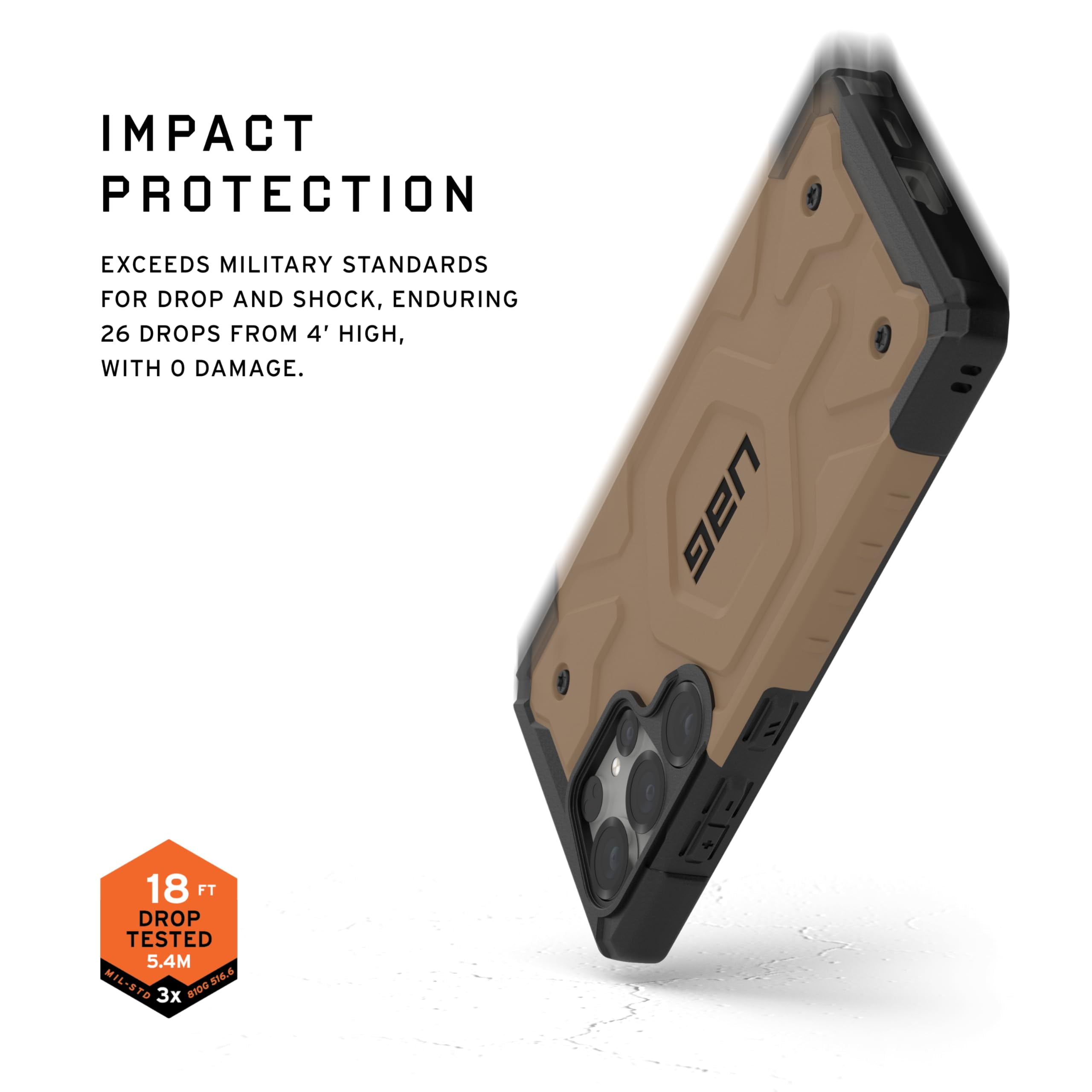 UAG Samsung Galaxy S25 Ultra Case 6.8" Pathfinder - Compatible with Magnetic Charging Armor Shell Impact-Resistant Rugged Military Grade Protective Cover, Dark Earth