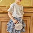 thumbnail image 2 of ZTTD Little Girl's Leather Shoulder Bag for Girls One Shoulder Bag Solid Color Mini Bowknot Fashion Shoulder Kids, 2 of 8