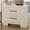 Snow White, variant on Jessica 2-drawer Nightstand Cappuccino