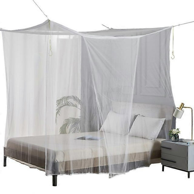 Mosquito net for single bed, white, L200 X W150 X H190 cm