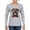 Heather Grey, variant on My Favorite Breed is The One In Need | Colorful Labrador Dog | Dean Russo Art Animal Lover Womens Long Sleeve T-Shirt, Red, 2XL