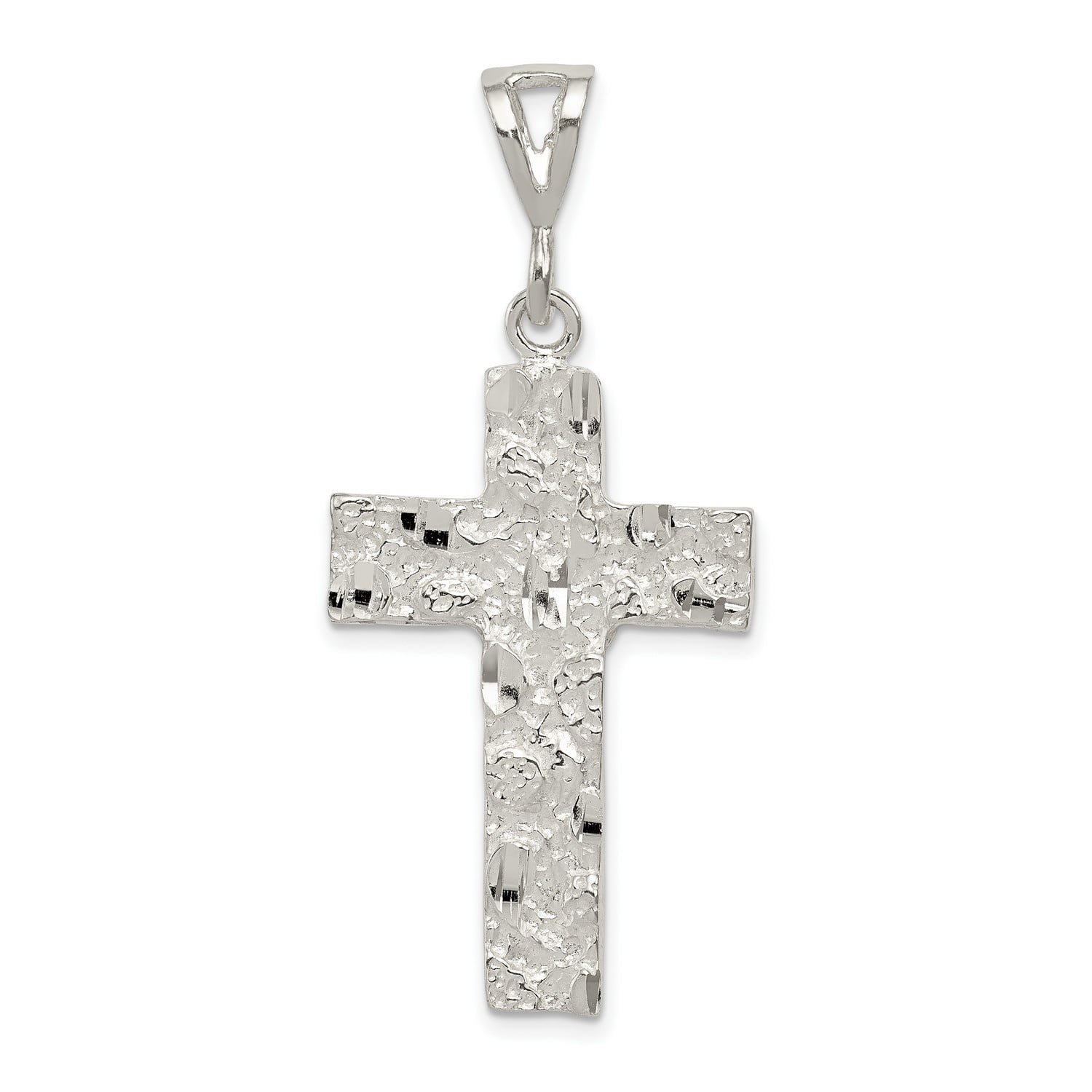 INRI Crucifix Pendant Sterling Silver Themed Jewelry Pendants & Charms Solid 22 mm 40 mm
