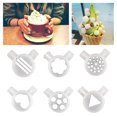 thumbnail image 3 of 9pcs 32mm Icing Nozzle Universal Easy To Clean Inner Diameter 29mm Diverse Patterns Ice Cream Machine Part Bar Tools, 3 of 5