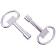 thumbnail image 4 of 2 Clés Universelles Multifonctions Clé Ascenseur Porte Clés d'Armoire Électrique, 4 of 9