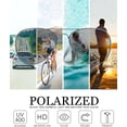 thumbnail image 5 of Polarized Aviator Sunglasses for Women Men, UV400 Protection Lens and Lightweight Metal Pilot Frame, 5 of 5