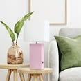 thumbnail image 5 of Lexington 21" Leather Base Modern Home Decor Bedside Table Lamp With Usb Charging Port For Living Room, Blush Pink, 5 of 8