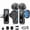 1 to 2, Type-C, variant on 2.4G Wireless Lavalier Microphone with Digital Battery Display DSP Noise Reduction 360° Omni Pickup Rotatable Magnetic Clip USB-C for Recording