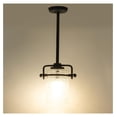 thumbnail image 2 of RV 12V Ceiling Mounted Pendant Light with Crackle Glass Sconce, 2 of 9